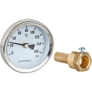 Bimetall-Thermometer ø 63 mm, axial