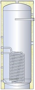 Warmwasserspeicher ECO1, Edelstahl, mit Wärmetauscher