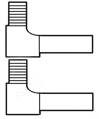 Weishaupt Kollektoranschluss-Set für WTS-F1 2 Übergangsstücke Winkel-Form WKASol 2.0 - 48002000282
