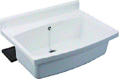 Sanit maxi Becken mit Überlauf Standard
