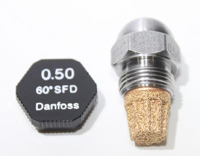 Danfoss Ölbrennerdüse Stahldüse Vollkegel 0,50/60°SFD - 030F6008