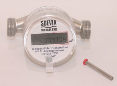 Suevia Rückstellbarer Wasserzahler RW1 - 101.0444