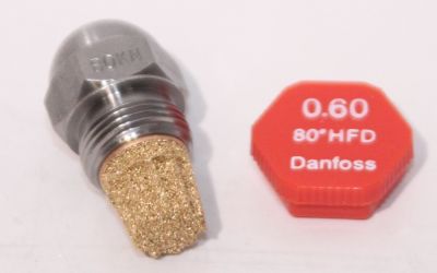 Danfoss Ölbrennerdüse Stahldüse Hohlkegel 0,60/80°HFD - 030H8012