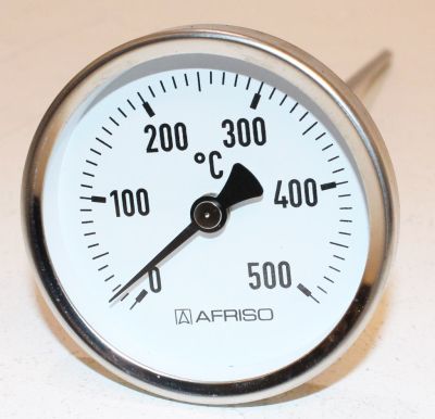 Afriso Rauchgasthermometer Typ RT 80/300 0-500°C