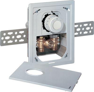 Heimeier Multibox F Kvs: 1,35 Abdeckung & Thermostat-Kopf Weiß RAL 9016