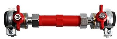 Maincor MFL Einbaustrecke für Wasserzähler rot