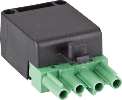Wieland Stecker 4-polig grün/schwarz 250/400V 16A System