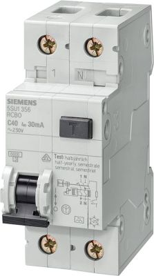 Siemens FI/LS-Schalter 6KA Typ A C25A 30mA 5SU1356-7KK25