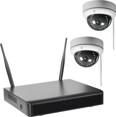 Funk-VideoÜberwachung mit Smartrecorder, inkl. 2 Kameras WR1