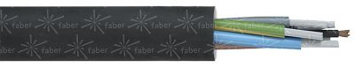 Faber Aluminium Gummischlauchleitung 07BN4-AF 5 Gx25mm²