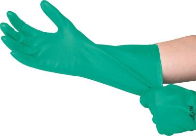 Mensch Nitril Chemikalien-Schutzhandschuh Größe M