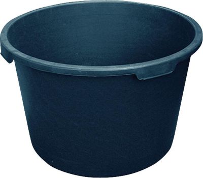 Mörtelkübel 65 Liter schwarz, breiter Rand 3 Stück