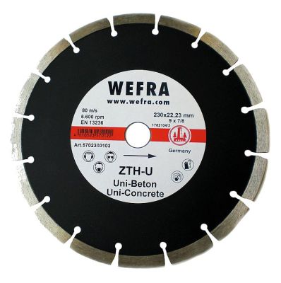 Wefra Diamanttrennscheibe Universal ZTH-U 230x22mm