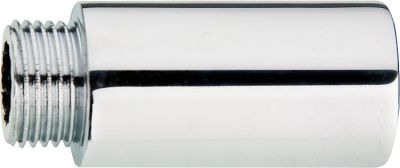 Hahnverlängerung LUX Messing verchromt,DN15 (1/2) x 10 mm