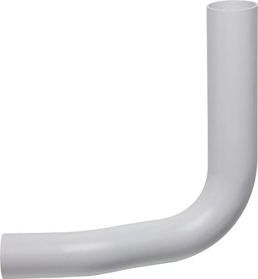 Spülrohrbogen weiß, Ø 50x44 mm 80 mm links versetzt