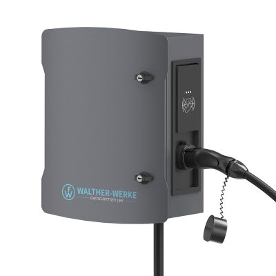 ABL Wallbox smartEVO 22 mit 1 Ladekupplung, max. 22kW, PLC ISO 15118