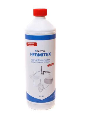 Fermit 12005 Fermitex Rohrreiniger flüssig 1l Flasche