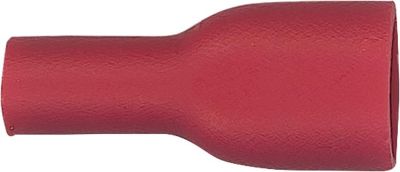 Wkk Flachsteckhülse vollisoliert bis 1,5mm² 6,3x0,8mm Farbe Rot VPE: 100 Stück