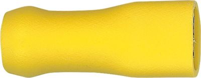 Wkk Flachsteckhülse vollisoliert 4,0mm²-6,0mm² 6,3x0,8mm Farbe Gelb VPE: 100