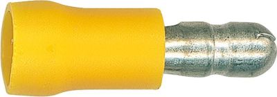 Wkk Rundstecker halbisoliert 4,0mm²-6,0mm² 5,0mm Farbe Gelb VPE: 100 Stück