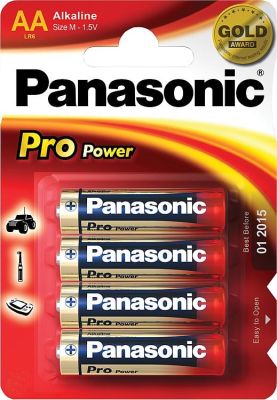 Panasonic Batterie PRO Power LR6 AA Mignon VPE: 4 Stk
