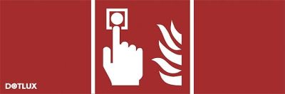 Dotlux Piktogramm Brandschutz Feuerlöscher für EXITmulti