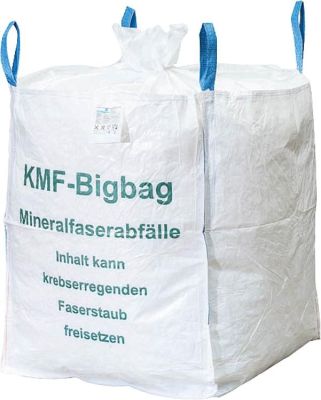 Storopack Big Bag Mineralfaser,beschichtet 4 Hebeschlaufen SWL 150 Kg 900x900x1110mm