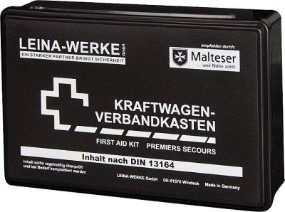 Kfz.- Verbandkasten Kunststoff DIN 13 16 4 / mit Füllung 260