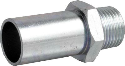 Eurotubi C-Stahl Pressfitting Absatznippel mit AG 22 mm x DN 20 (3/4)
