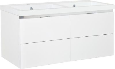 Waschtischunterschrank weiß matt 4 Auszüge 1210x580x510mm