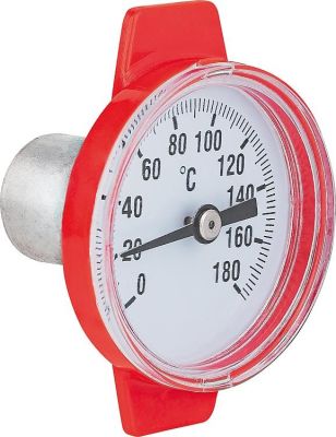 Thermometer für Solar-Isolier-T-Kugelhahn Typ G und F, 0-160°C