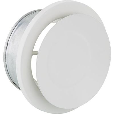 Lindab Tellerventil NW100 für Zu-& Abluft Metall Weiß