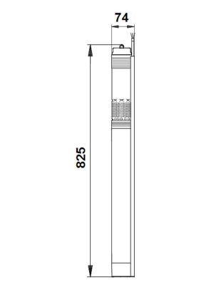 Grundfos Unterwasserpumpe SQ1-80 Rp1 1/4 3 1x230V 1,15kW