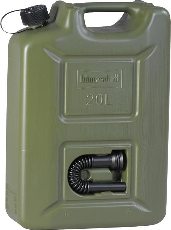 Hünersdorff Profi - Kanister Kunststoff 20 Liter oliv
