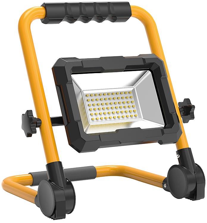LED Arbeitsleuchte - IP44 spritzwassergeschützt - 50W 4500 Lumen - 6500K  Tageslichtweiß - inkl. 150cm Anschlussstecker 