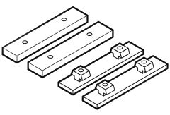 Weishaupt Montageschienenverbinder-Set WTS-F2 Aufdach vertikal/horizontal (2 Stück) - 48025100072