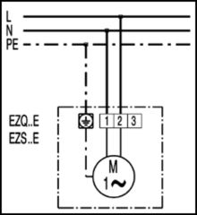 Maico MC Axial-Wandventilator EZS 25/4 E Stahlwandring Wechselstrom DN250