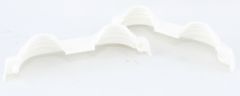Danfoss Doppelrosette (PVC weiß) für Rohre 15-16-18 - 192H0160