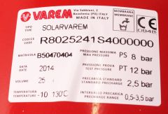 Varem Ausdehnungsgefäß 25l SolarVarem 25l
