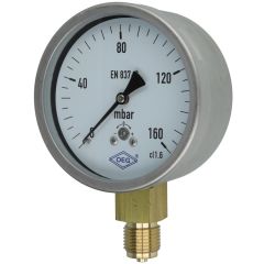OEG Kapselfedermanometer Gas 0-160 mbar