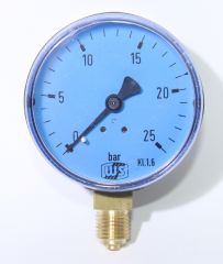 Afriso Öldruckmanometer 63mm Ø DN8 1/4B radial Klasse: 1,6