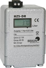 Braun Messtechnik Ölzähler HZ5-DR mit Impulsausgang