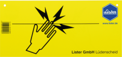 Lister Warnschild Elektrozaun - 36-0510000