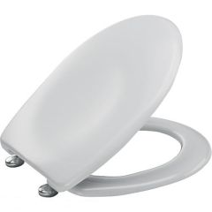 MKW WC-Sitz Modell Twist-Clean Inox weiß aus Duroplast