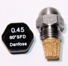 Danfoss Ölbrennerdüse Stahldüse Vollkegel 0,45/60°SFD - 030F6006
