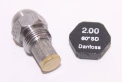 Danfoss Ölbrennerdüse Stahldüse Vollkegel 2,00/60°SFD - 030F6032