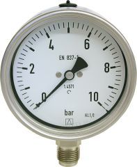 Afriso Manometer Chemie-Ausführung 100mm DN15 1/2 0-16bar