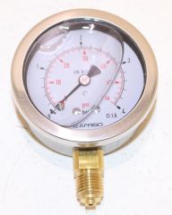 Afriso Glyzerin-Manometer Ø63mm DN8 1/4 radial 0-4bar