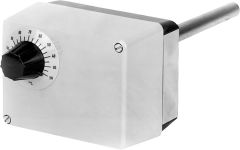 Jumo Aufbau-Thermostat ATHs-120 230 V. Regelbereich 20-150° Tauchrohr 15 x 150mm Cu