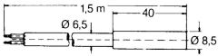 Eberle Standardfühler F891 000 -25...70°C 4m/ PVC